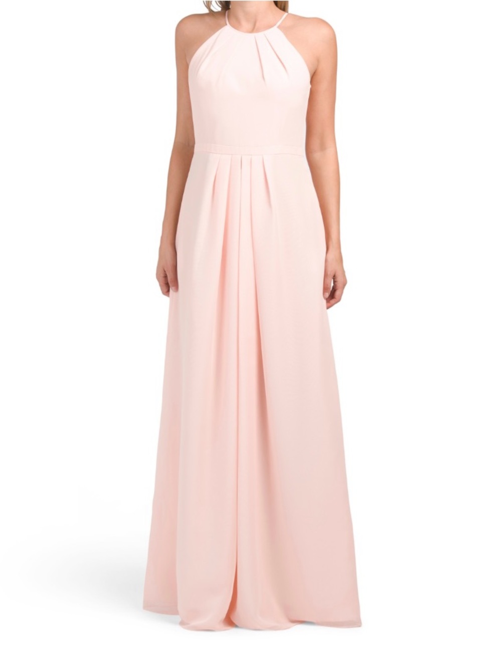 NWT Weddington Way Dress Sleeveless Halter Gown (Size 0)